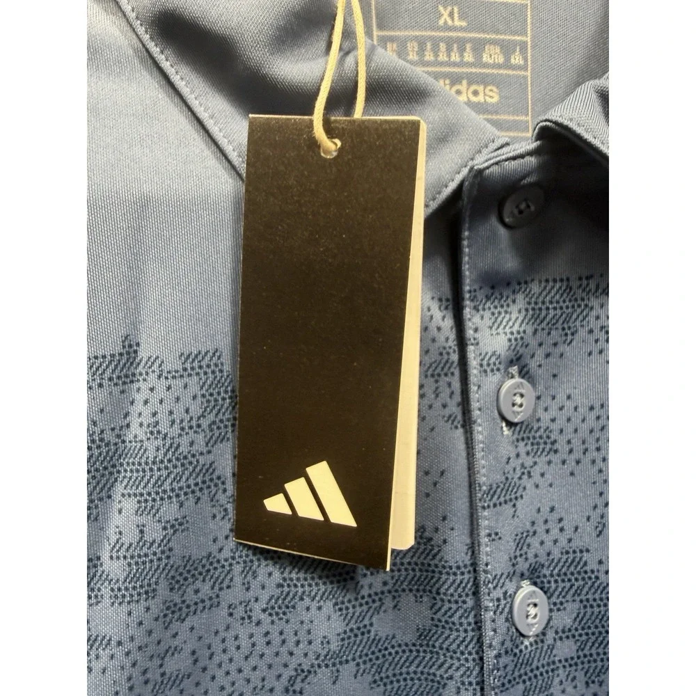 adidas Camo Chest Print Polo Shirt - Short Sleeve.